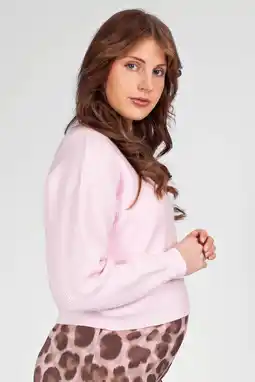 Wehkamp LOVE2WAIT zwangerschaps gebreide trui roze aanbieding