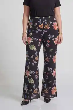 Wehkamp YOEK Lovers Collection straight regularwaist gebloemde broek multi aanbieding
