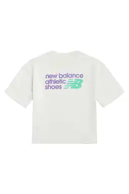 Wehkamp New Balance T-shirt met backprint wit aanbieding