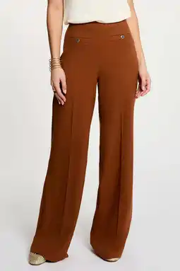 Wehkamp Morgan wide leg highwaist cargobroek cognac aanbieding