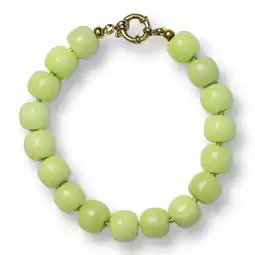 Wehkamp Bonnie Studios gold plated armband William limegroen aanbieding