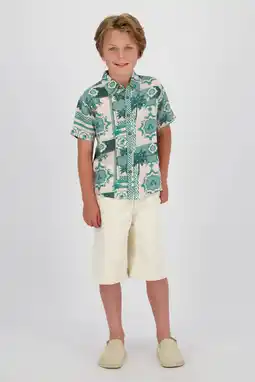Wehkamp Vingino casual overhemd groen aanbieding