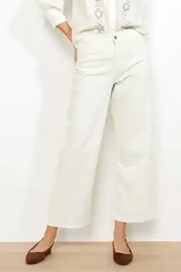 Wehkamp LOLALIZA cropped jeans ecru aanbieding