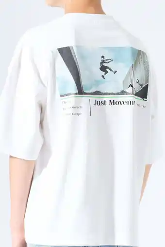 Wehkamp Garcia T-shirt met backprint ecru aanbieding
