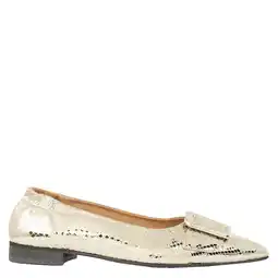 Wehkamp Babouche leren loafers goud aanbieding