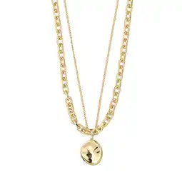 Wehkamp PILGRIM gold plated ketting Sparkle (set van 2) aanbieding