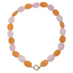Wehkamp By Jam Gioielli kralenketting oranje/roze aanbieding