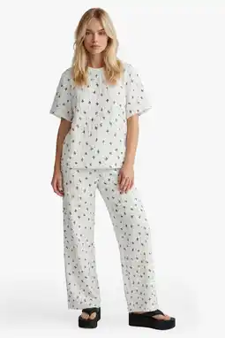 Wehkamp FLURESK straight broek met print - ecru aanbieding