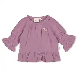 Wehkamp Feetje longsleeve Flower Ranch lila aanbieding