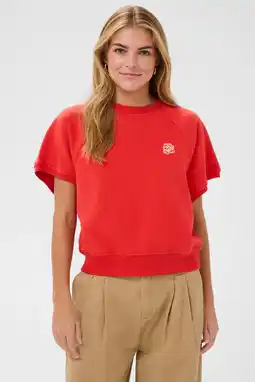 Wehkamp Saint Tropez cropped top rood aanbieding