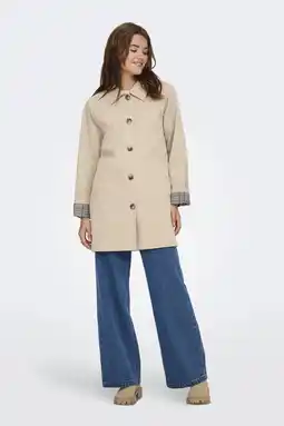Wehkamp ONLY trenchcoat beige aanbieding
