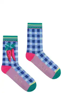 Wehkamp Oilily geruite sokken Asockies blauw aanbieding