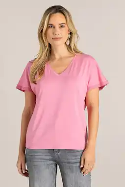 Wehkamp Ivy Beau top roze broderie aanbieding