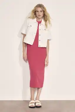 Wehkamp Tramontana midi jurk roze aanbieding