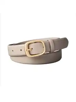 Wehkamp Calvin Klein leren riem beige aanbieding