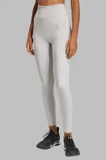 Wehkamp adidas Performance sportlegging Optimé lichtgrijs aanbieding