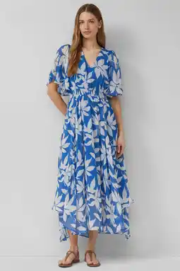 Wehkamp s.Oliver zomerjurk blauw aanbieding
