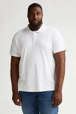 Wehkamp Petrol industries Plus Size regular polo wit aanbieding