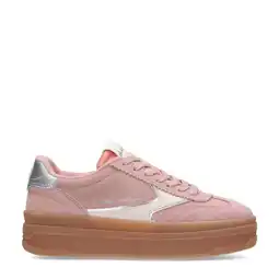 Wehkamp Scotch & Soda Minny suède sneakers roze aanbieding