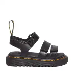 Wehkamp Dr. Martens Klaire T leren sandalen zwart aanbieding