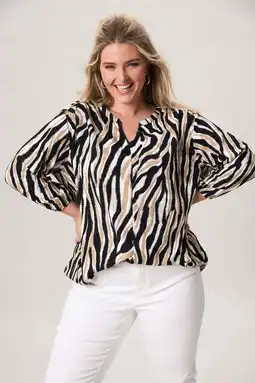Wehkamp Miss Etam Plus top zwart aanbieding