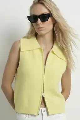 Wehkamp HYPEDROP gebreide top - geel aanbieding