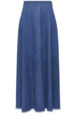 Wehkamp ONLY midi rok dark blue denim aanbieding