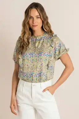 Wehkamp Ivy Beau blouse groen aanbieding