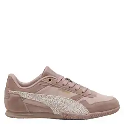 Wehkamp Puma Bella Donna Topcat suede leren sneakers oudroze/wit aanbieding