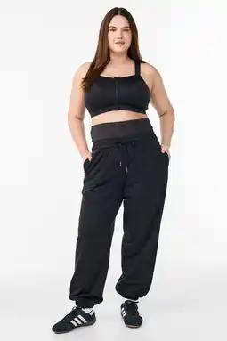 Wehkamp ACTIVE By Zizzi Plus size joggingbroek AELINA zwart aanbieding