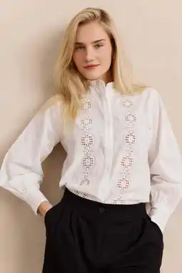 Wehkamp LOLALIZA blouse wit broderie aanbieding