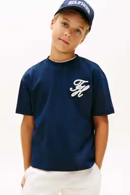 Wehkamp Tommy Hilfiger T-shirt donkerblauw aanbieding