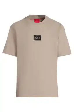 Wehkamp HUGO relaxed T-shirt bruin aanbieding