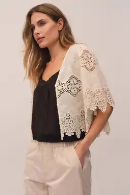 Wehkamp Gossia top broderie crème aanbieding