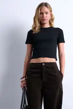 Wehkamp TOPSHOP T-shirt zwart aanbieding