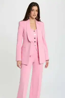 Wehkamp Morgan getailleerde blazer lichtroze aanbieding