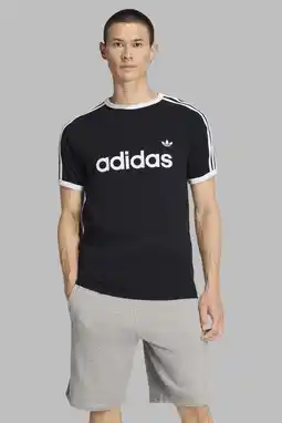 Wehkamp adidas Originals T-shirt zwart/wit aanbieding