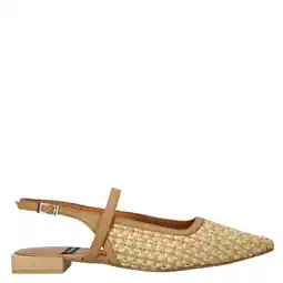 Wehkamp Angel Alarcon slingback loafers beige aanbieding