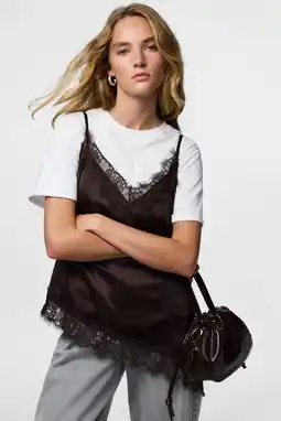 Wehkamp PIECES top bruin aanbieding