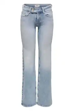 Wehkamp ONLY Onltiger flared jeans light blue denim aanbieding