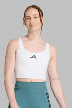 Wehkamp adidas Performance level 1 sporttop Optimé wit aanbieding