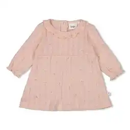 Wehkamp Feetje jurk Delicate Flower lichtroze aanbieding