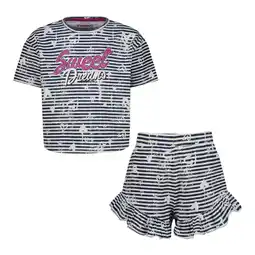 Wehkamp Vingino shortama blauw/wit aanbieding