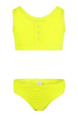 Wehkamp No Way Monday crop bikini geel aanbieding