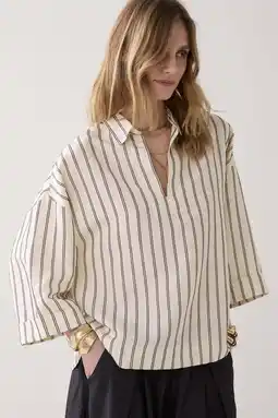 Wehkamp Summum gestreepte top crème aanbieding