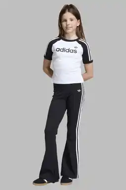 Wehkamp adidas Originals flared legging zwart aanbieding