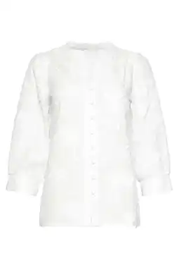 Wehkamp Smashed Lemon gebloemde blouse wit aanbieding