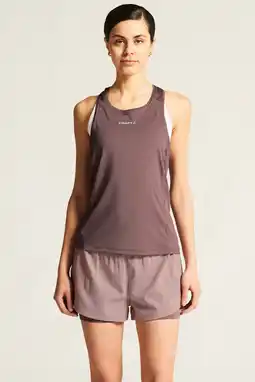 Wehkamp Craft ADV Essence sporttop taupe aanbieding