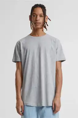 Wehkamp Urban Classics regular fit T-shirt grijs aanbieding