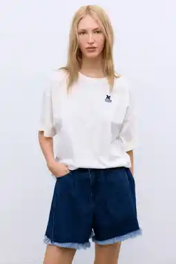 Wehkamp The New Society T-shirt ecru aanbieding